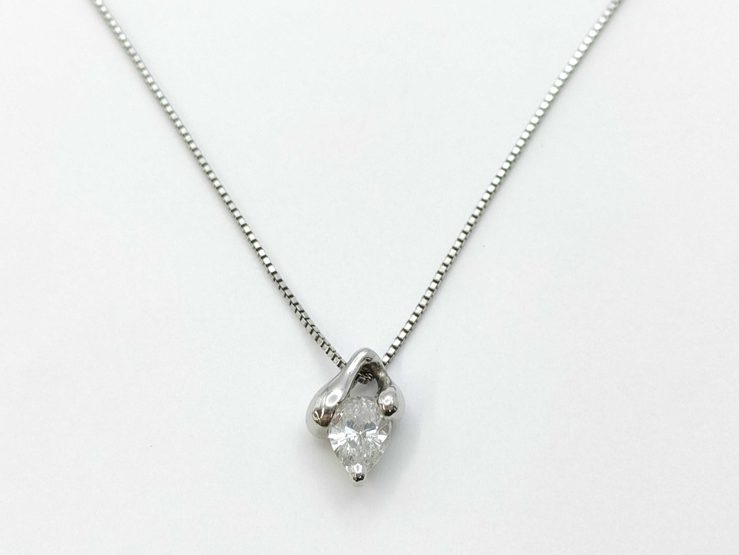 D0.309ct PT900/850 2.5g Necklace