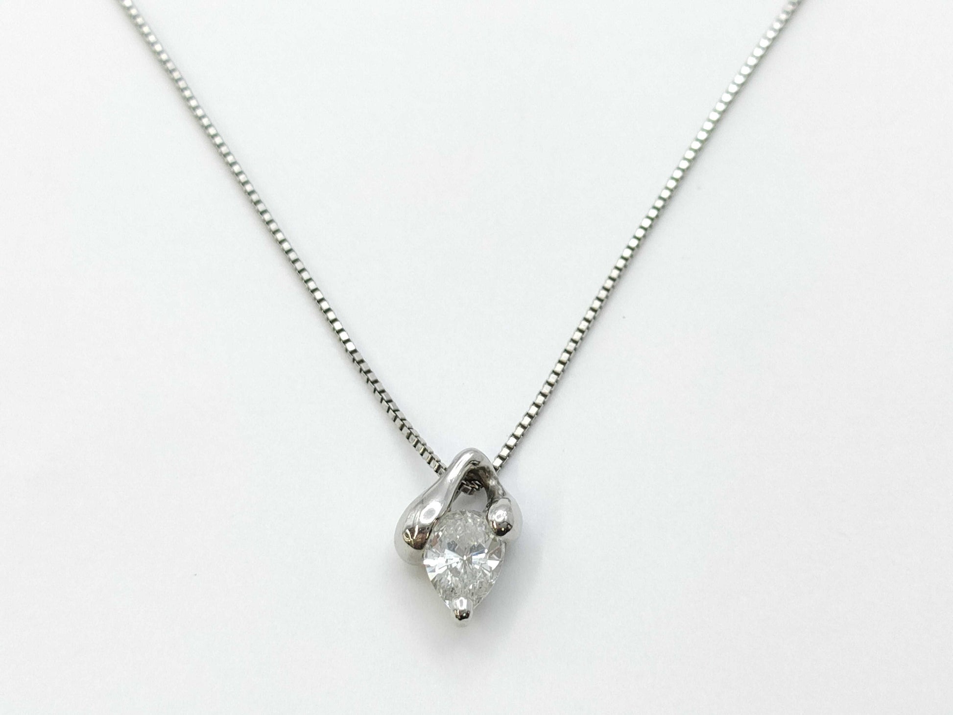D0.309ct PT900/850 2.5g Necklace