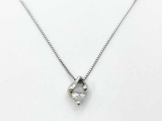 D0.309ct PT900/850 2.5g Necklace