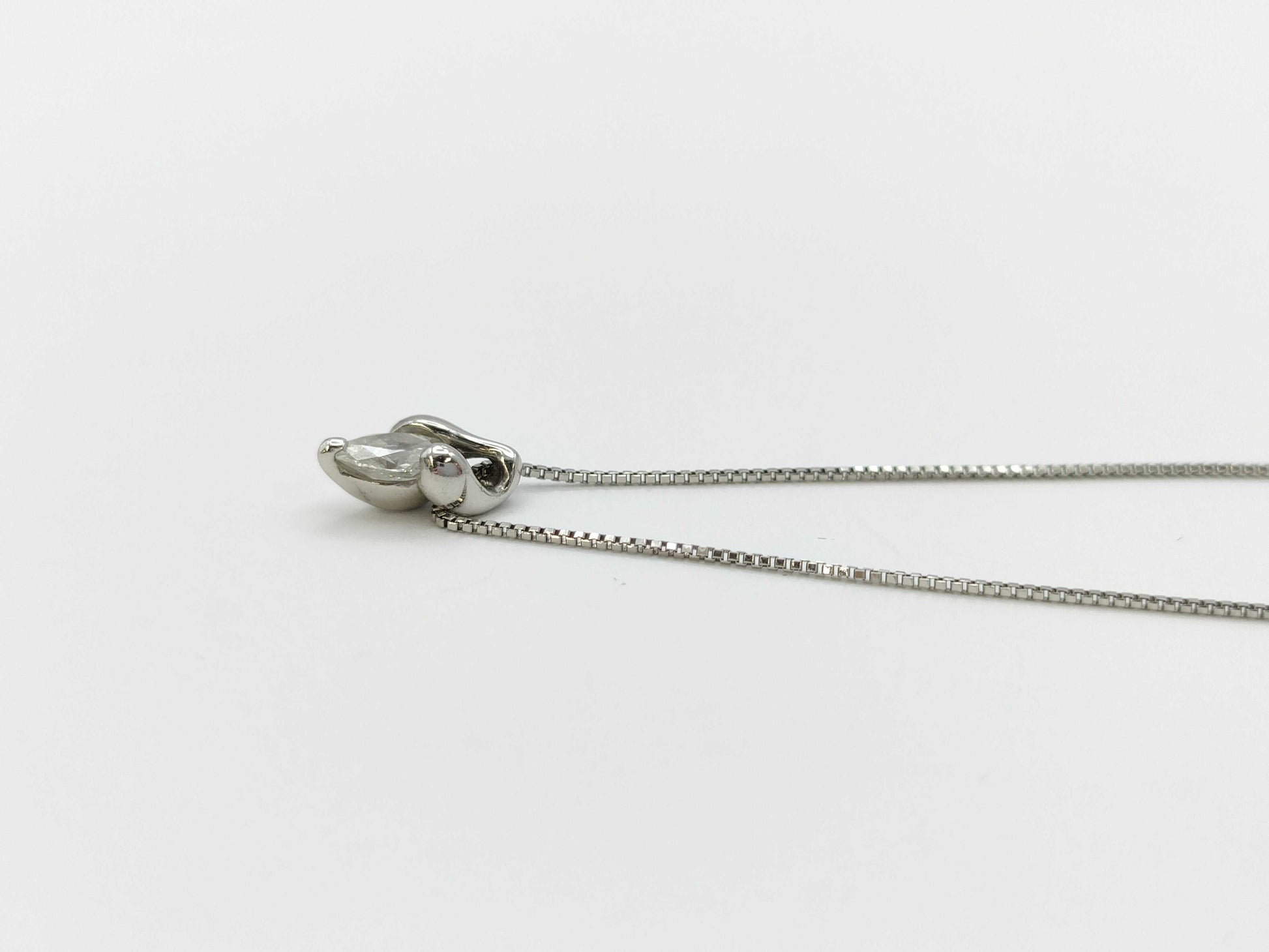 D0.309ct PT900/850 2.5g Necklace