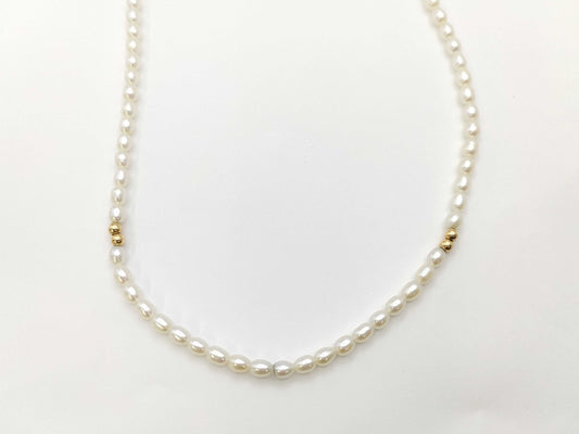 Pearl K18/K14 7.8g Necklace