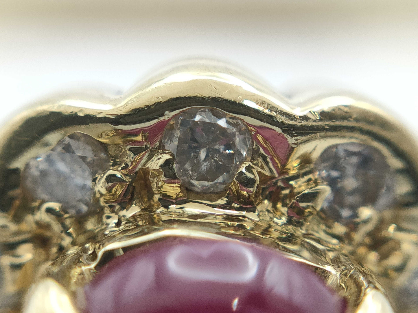 R1.07ct Ruby D0.11ct K18 4.0g Ring