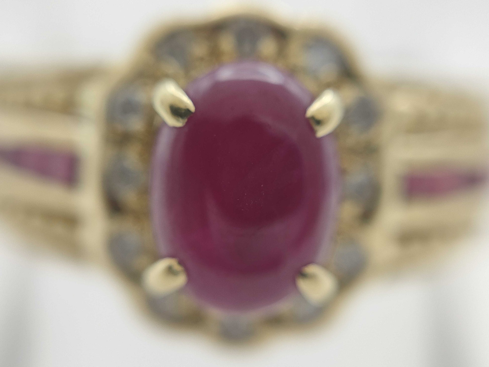 R1.07ct Ruby D0.11ct K18 4.0g Ring
