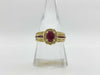 R1.07ct Ruby D0.11ct K18 4.0g Ring