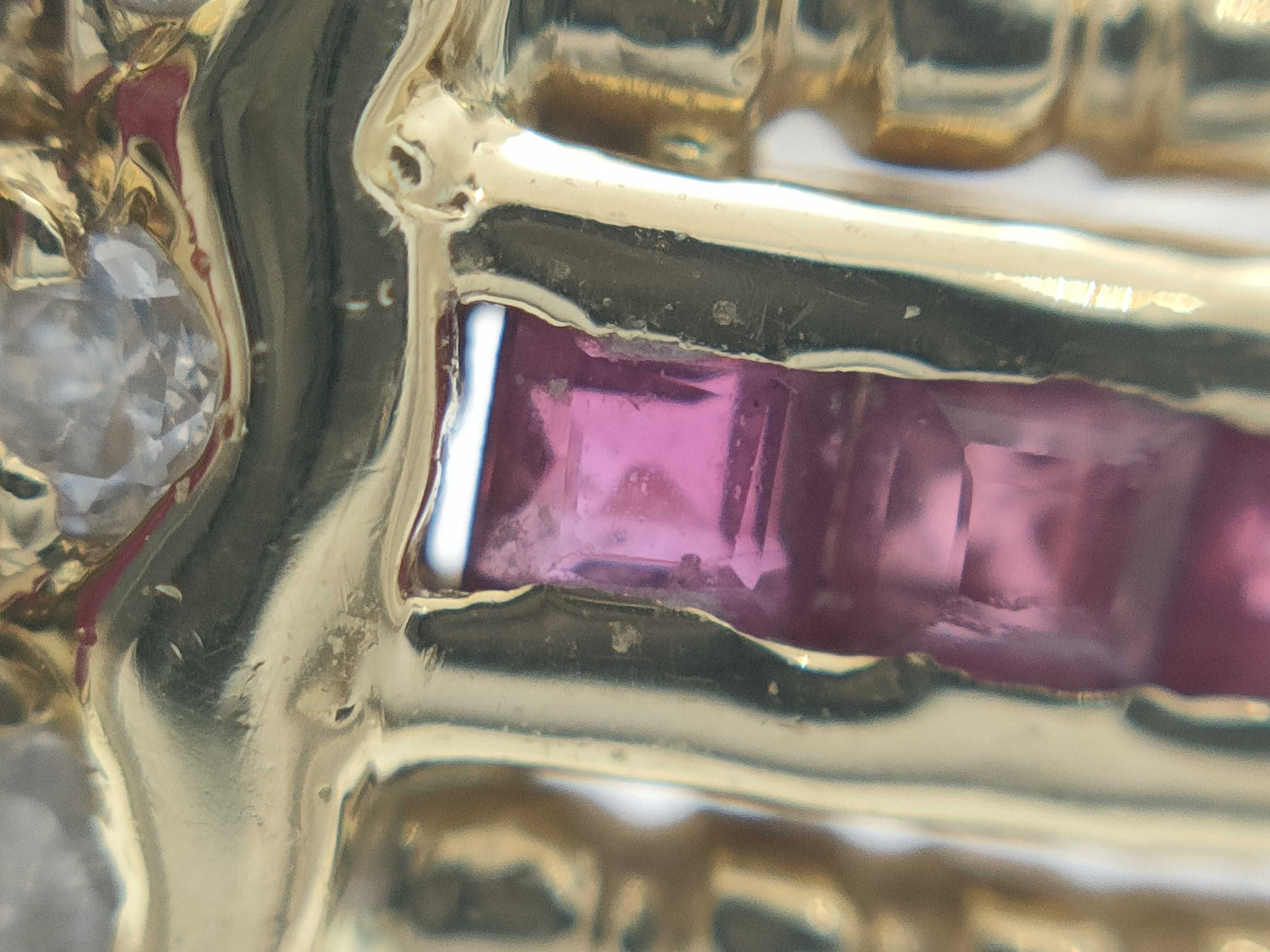 R1.07ct Ruby D0.11ct K18 4.0g Ring