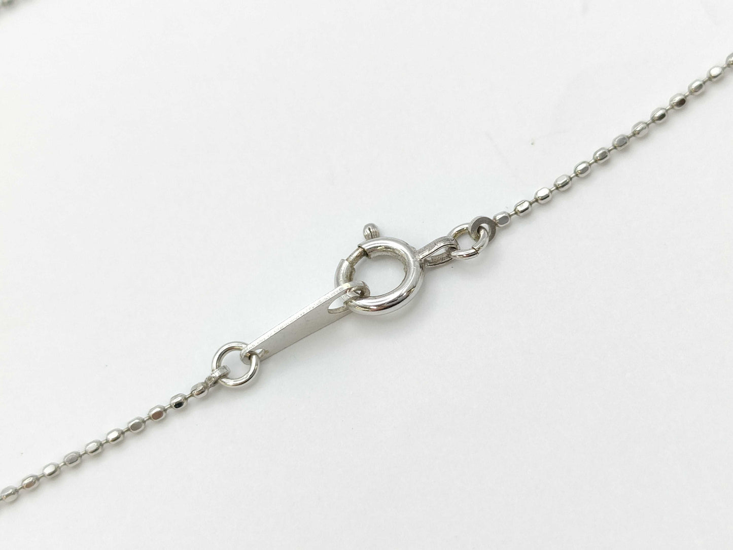 Colored Stone Transparent Stone K10 2.0g Necklace