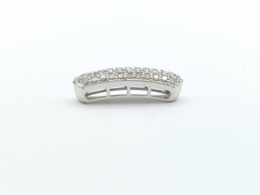 D1.00ct K18WG 3.0g Pendant Top