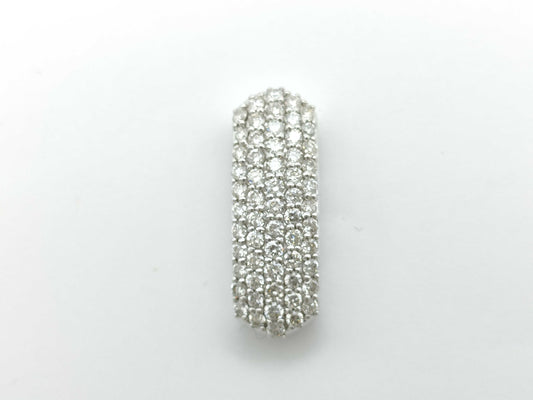 D1.00ct K18WG 3.0g Pendant Top