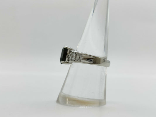 Colored Stone 2.44ct D0.48ct PT900 8.2G Ring