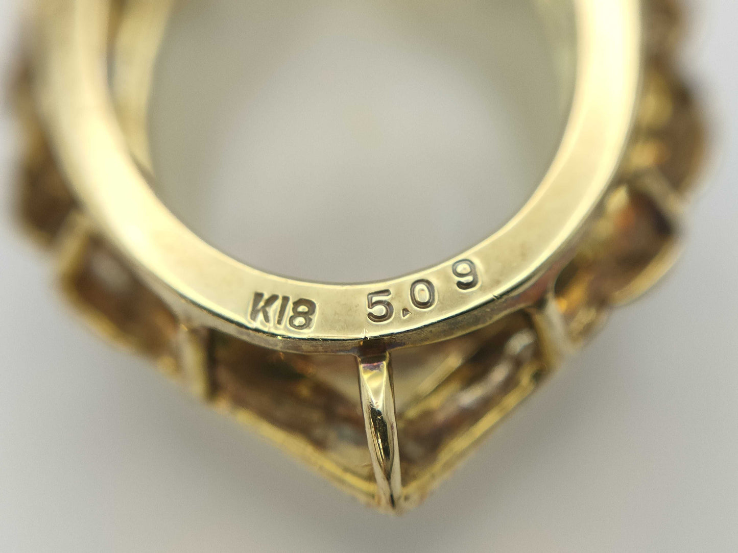 OP5.09ct K18 4.4g Pendant Top