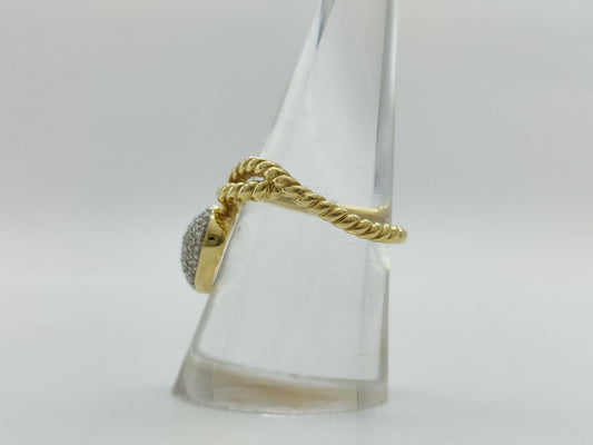 D0.37ct K18 5.0g Ring