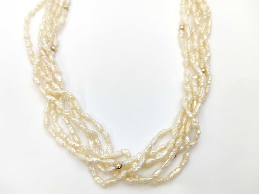 Freshwater Pearl Sterling Silver 36.8g Necklace