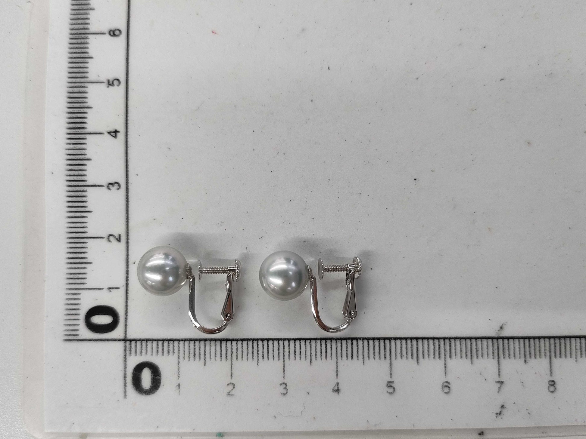 Pearl diameter approx. 8.9/8.9mm K14WG 3.4g Earrings