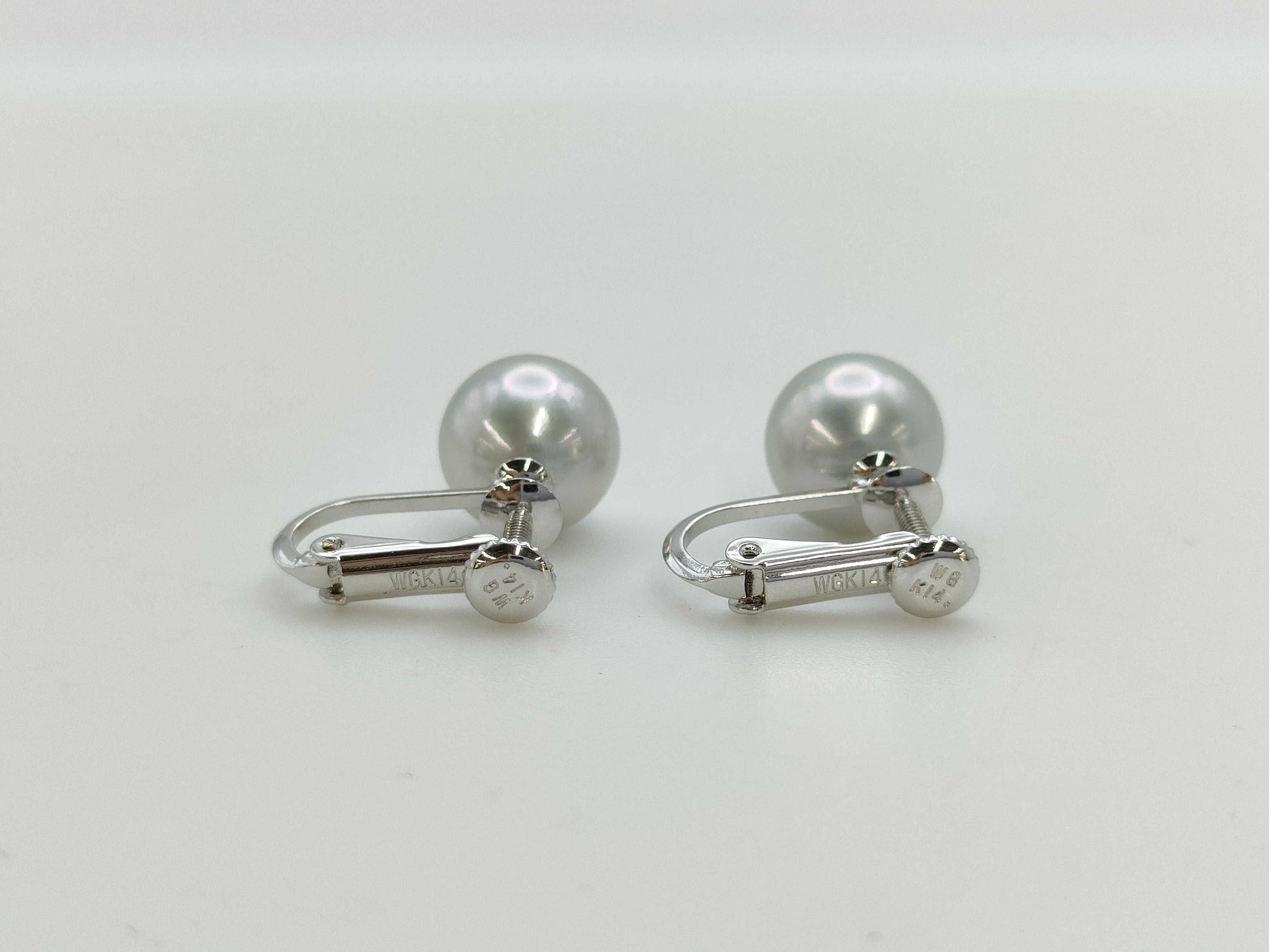 Pearl diameter approx. 8.9/8.9mm K14WG 3.4g Earrings