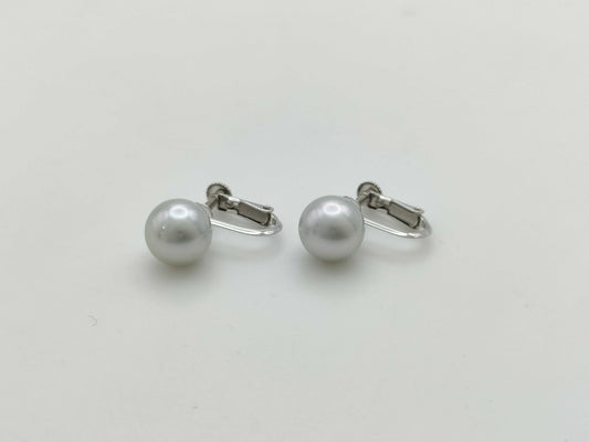 Pearl diameter approx. 8.9/8.9mm K14WG 3.4g Earrings