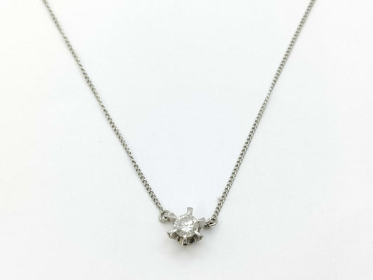 D0.31ct PT900/850 2.4g Necklace