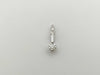 D0.560ct D0.15ct PT900 2.0g Pendant Top