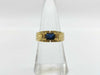 Colored Stone D0.07ct K18 3.4g Ring