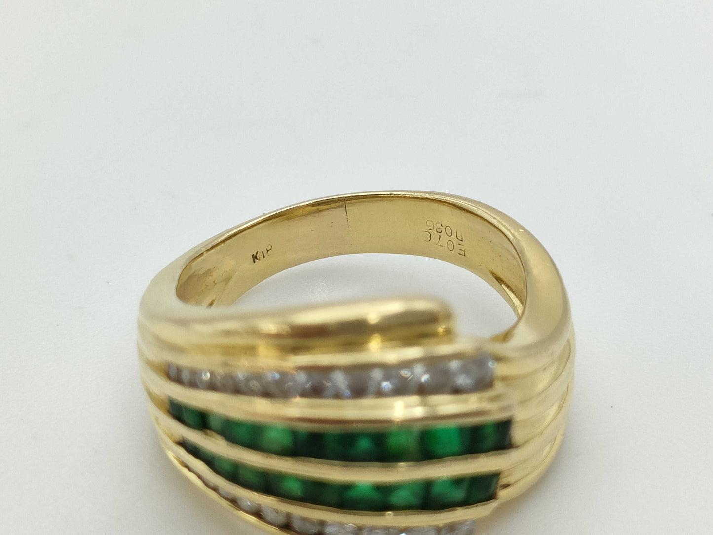 E0.70ct D0.36ct K18 9.7g Ring