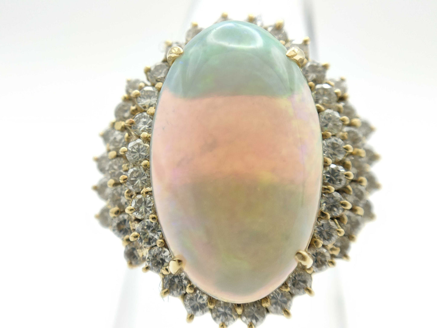 Opal Diamond K18 12.2g Ring