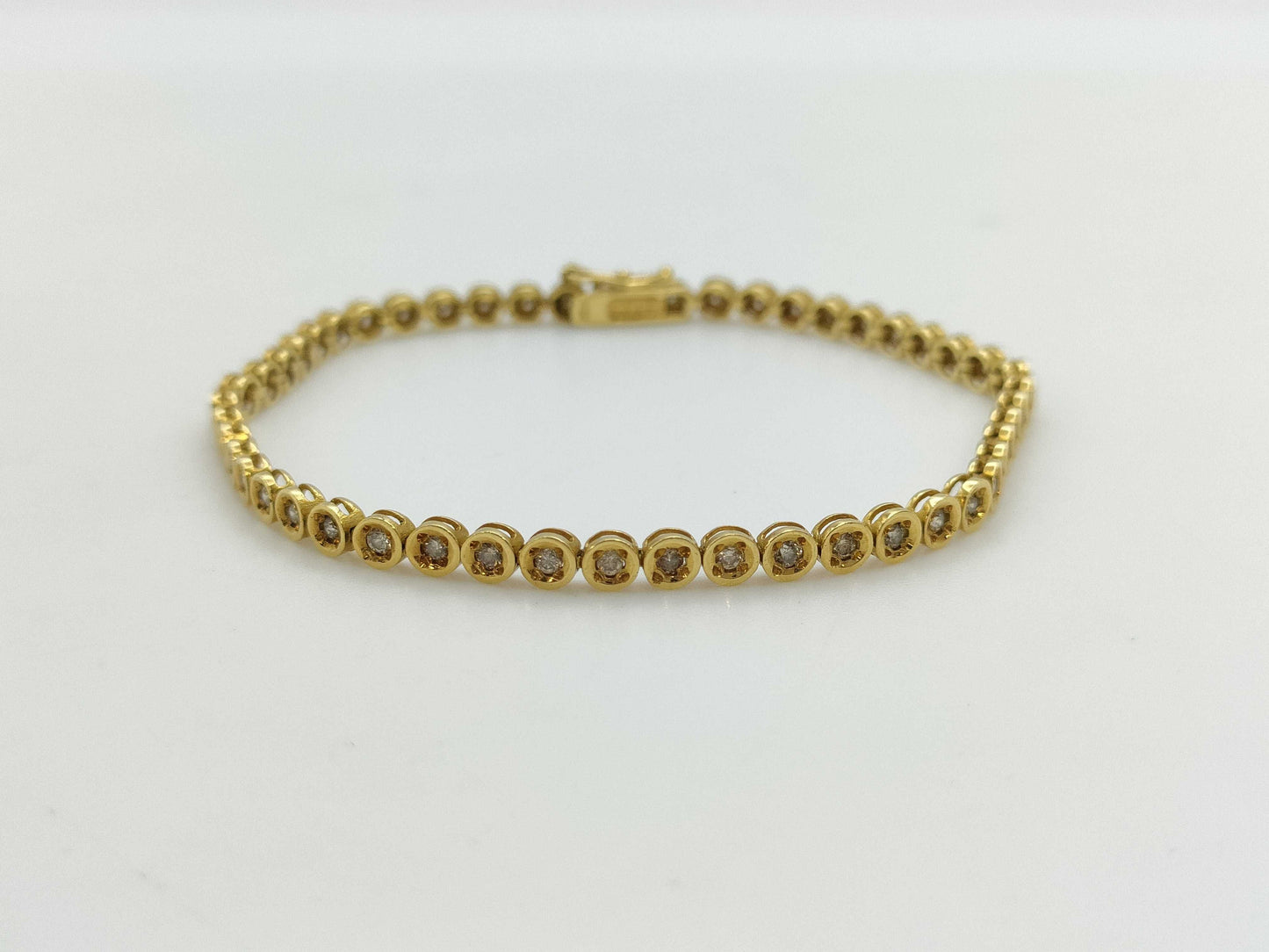 D1.01ct K18 7.4g Bracelet Bangle