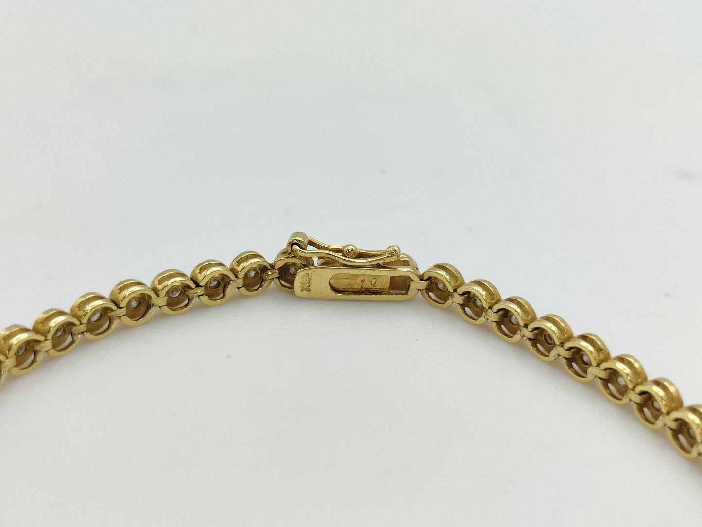 D1.01ct K18 7.4g Bracelet Bangle