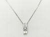 D0.358/0.10ct Pt900/850 4.4g Necklace