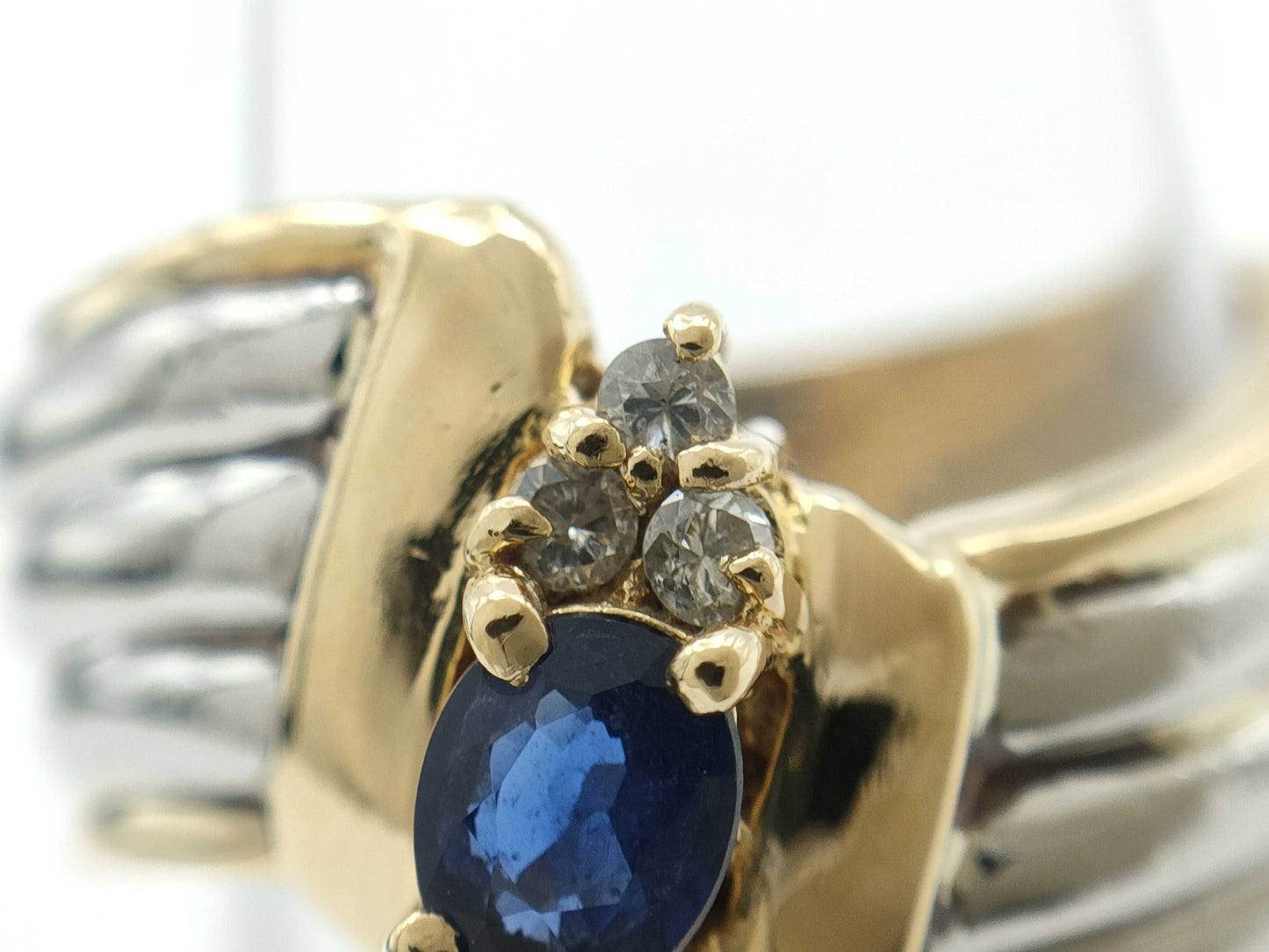 S0.36ct D0.12ct K18/PT900 6.6g Ring