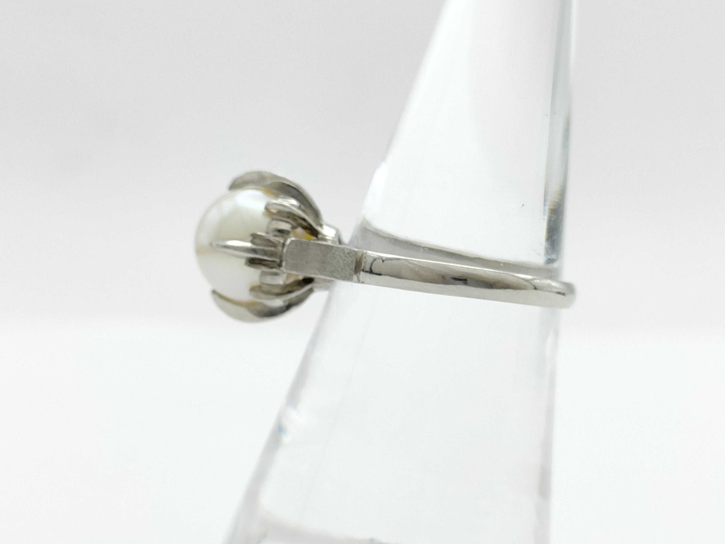 Pearl Diameter Approx. 9.0mm Pt900 5.9g Ring