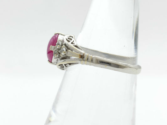 Colored Stone, Transparent Stone, K13, 2.3g Ring