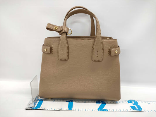 BURBERRY 2-way brand bag, brown handbag
