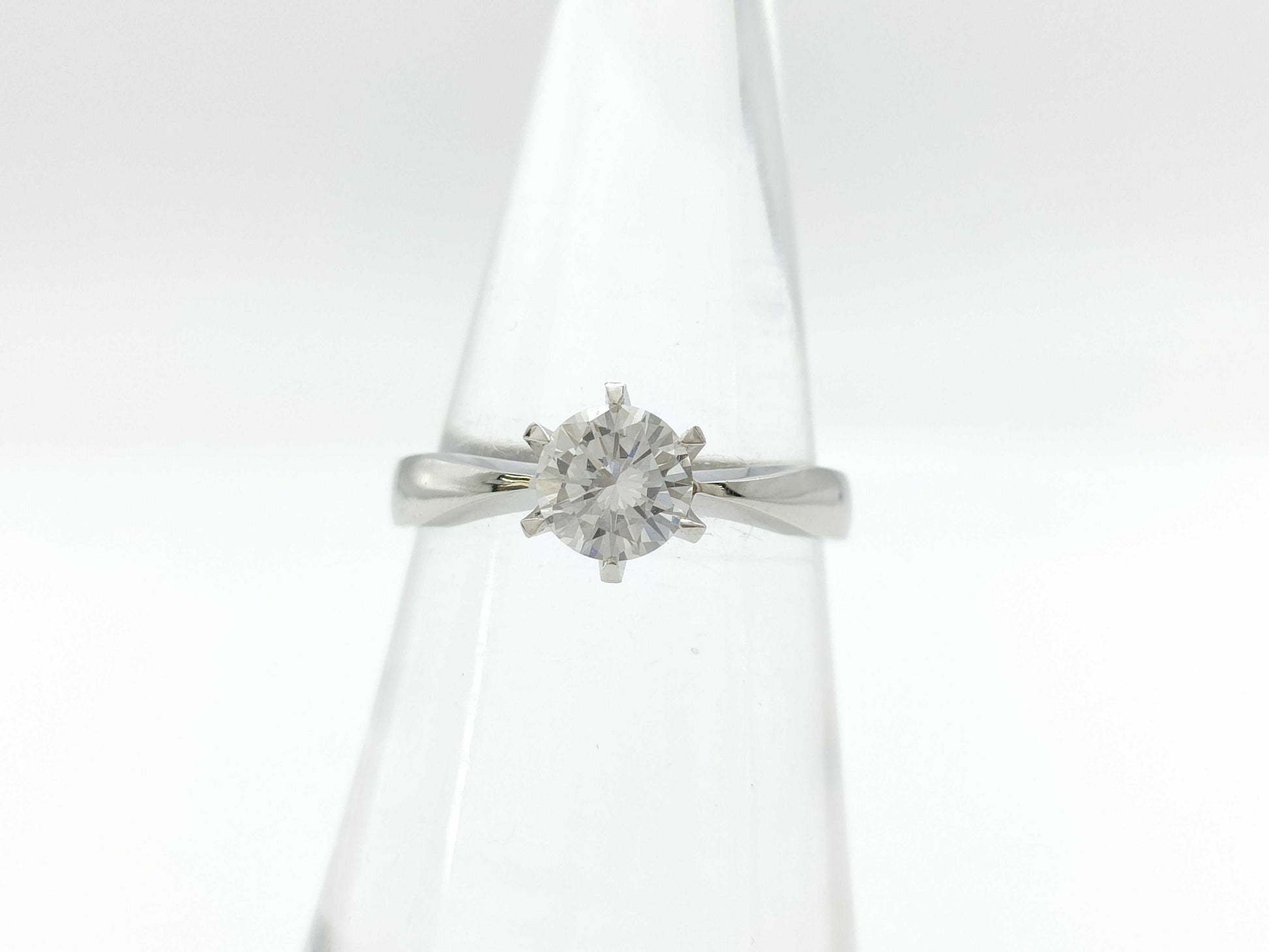 D0.63ct Pt900 3.8g Ring