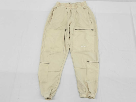 PALACE Cargo Sweatpants, Beige, Size S