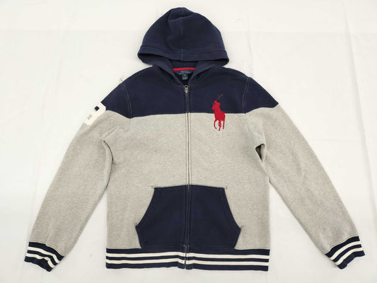 POLO Ralph Lauren Zip-Up Hoodie Big Pony Size XL Tops