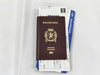 BALENCIAGA Unused Passport Long Wallet 2 Tickets Card Case, Pass Case, Business Card Holder