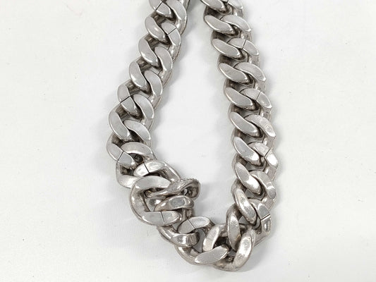 Zirconia Miami Necklace, Silver 925, No Brand, 346.4g