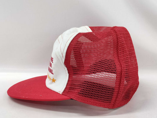 U.S.A. WELCOME WESTEM CARNIVAL Mesh Cap, Red, Size 54, Other Accessories