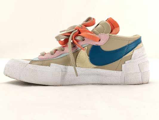 NIKE SACAI KAWS Blazer Low Reed Multi Sneakers, Size 23.5cm