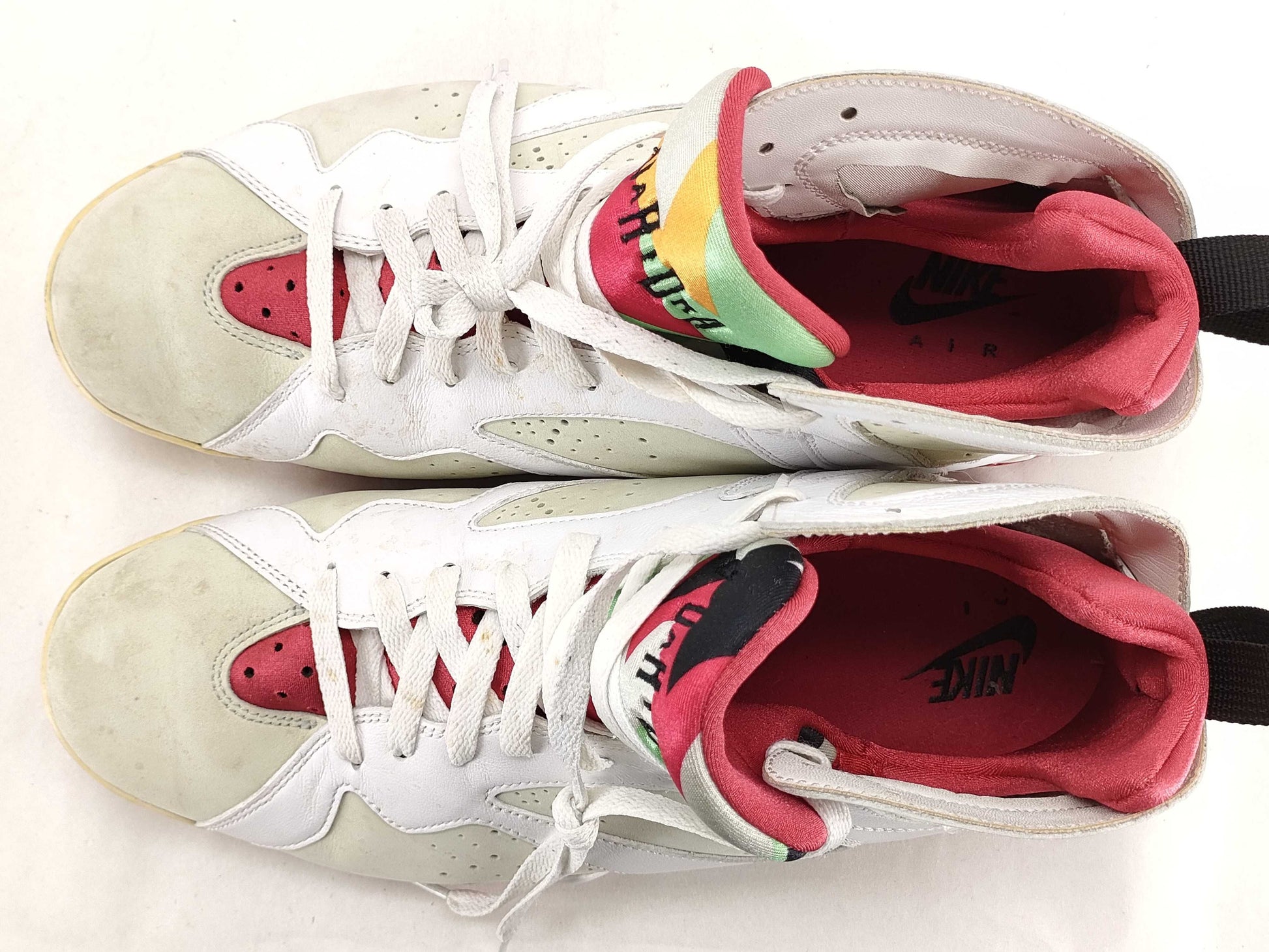 NIKE Air Jordan 7 Retro Hare Air Jordan 7 Retro Hair 2015 304775-125 White Red Size 30cm Sneakers