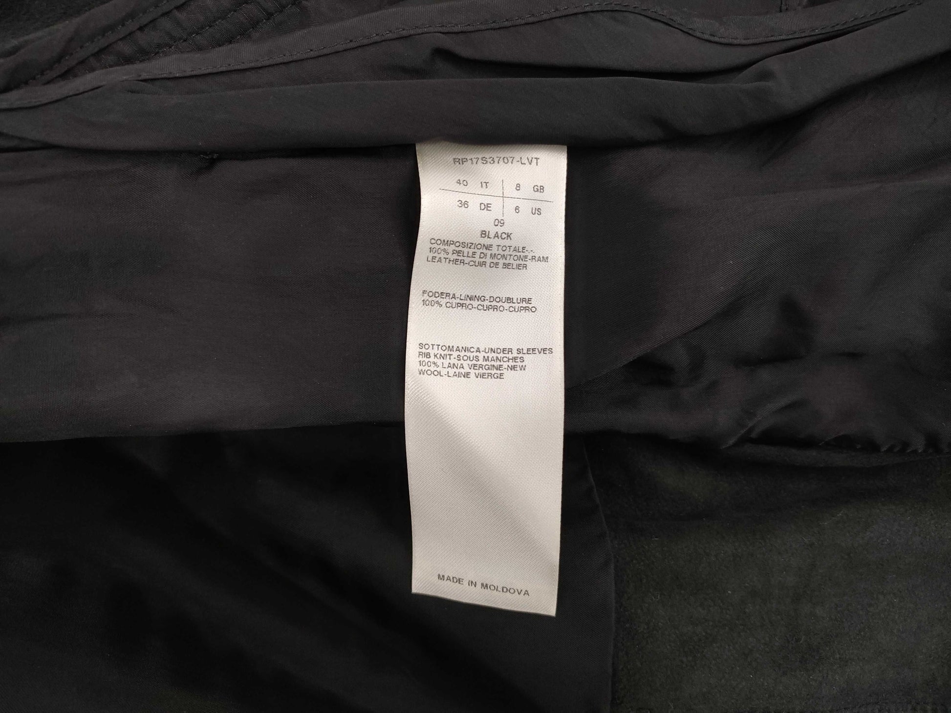 Rick Owens Leather Riders Jacket 40