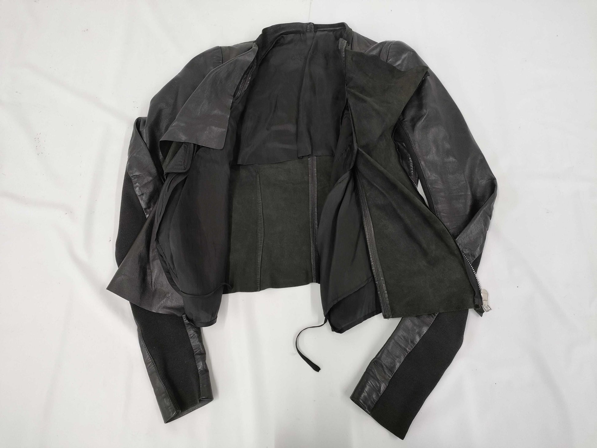 Rick Owens Leather Riders Jacket 40
