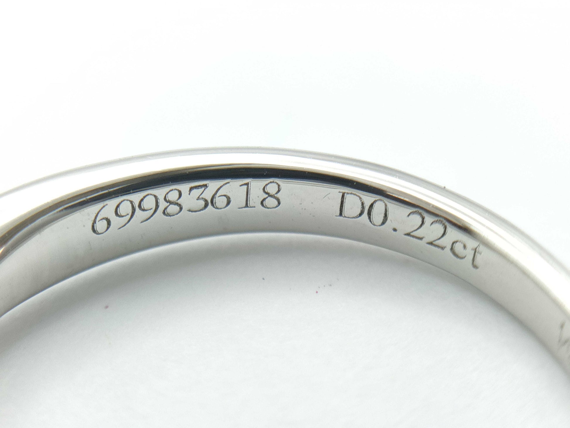 Tiffany&Co. Harmony D0.22ct Pt950 2.7g Ring