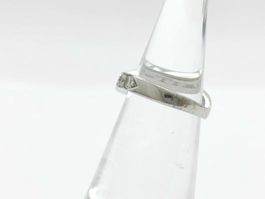 Tiffany & Co. V-Band 7PD PT950 4.4g Ring