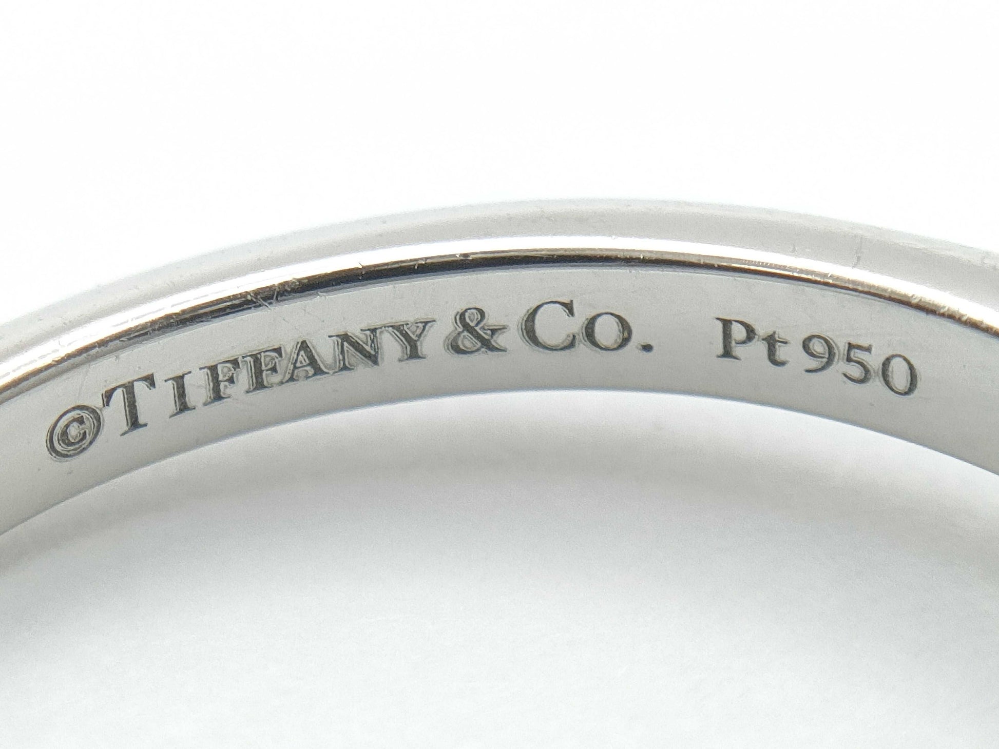 Tiffany&Co. Solitaire D0.33ct Pt950 4.5g Ring