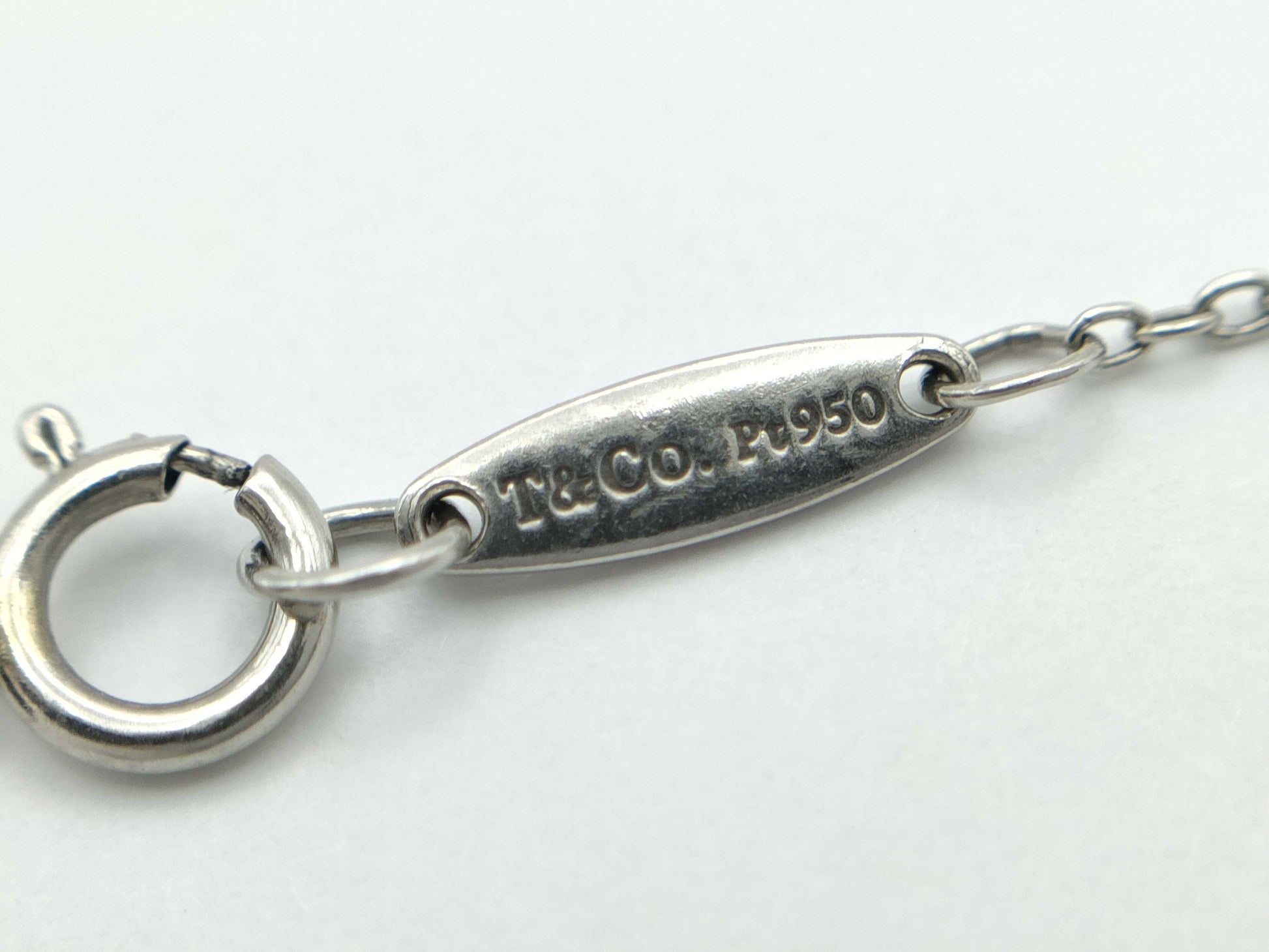 Tiffany&Co. By-the-Yard 6PD Pt950 1.7g Bracelet Bangle