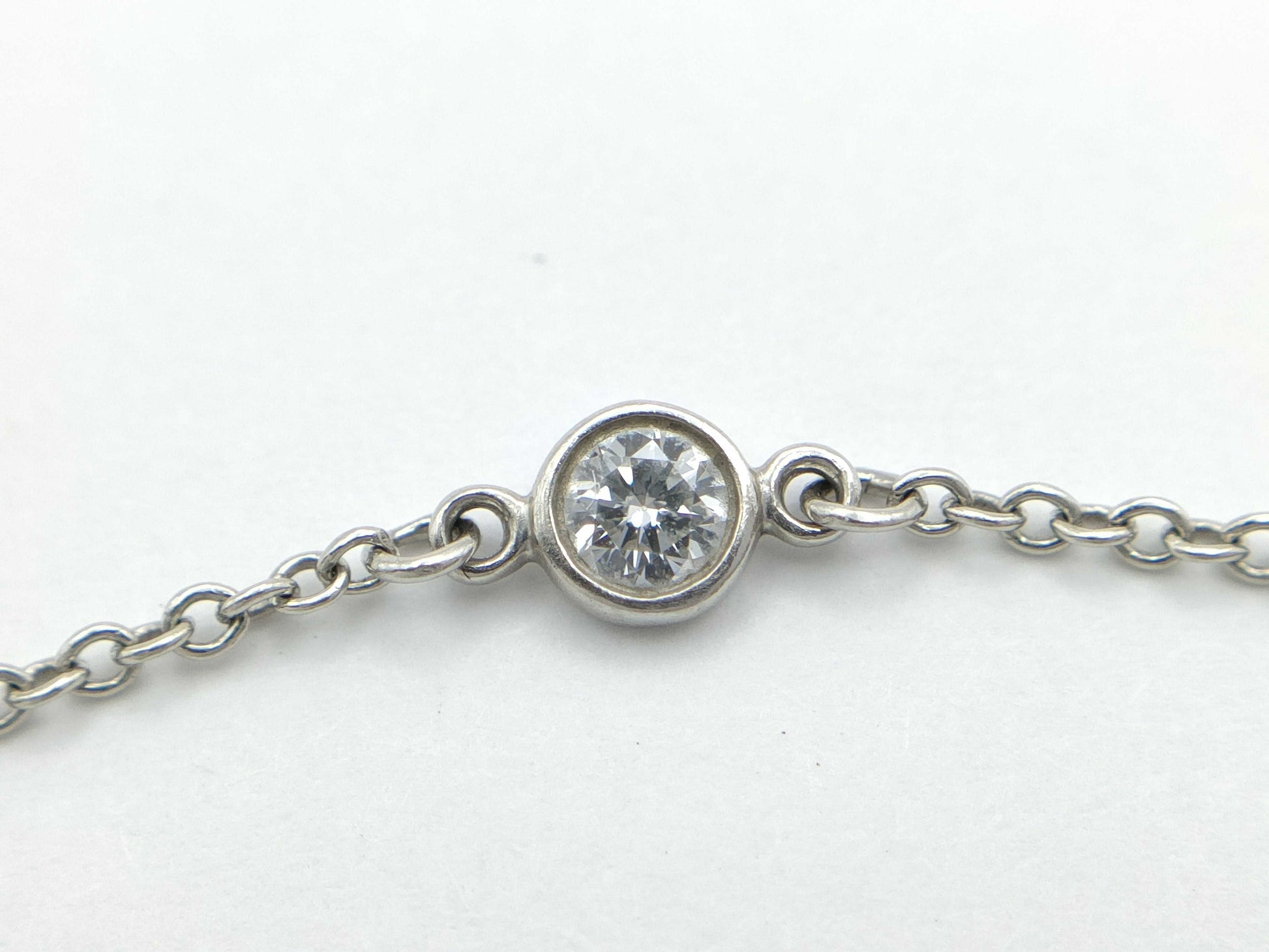 Tiffany&Co. By-the-Yard 6PD Pt950 1.7g Bracelet Bangle