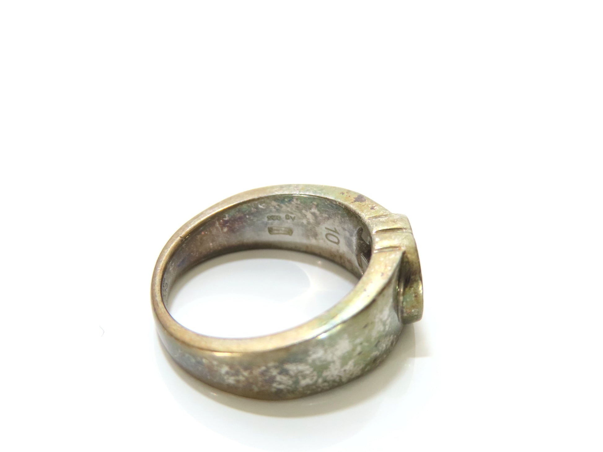 GUCCI Interlocking Ring AG925 5.8g Size 50