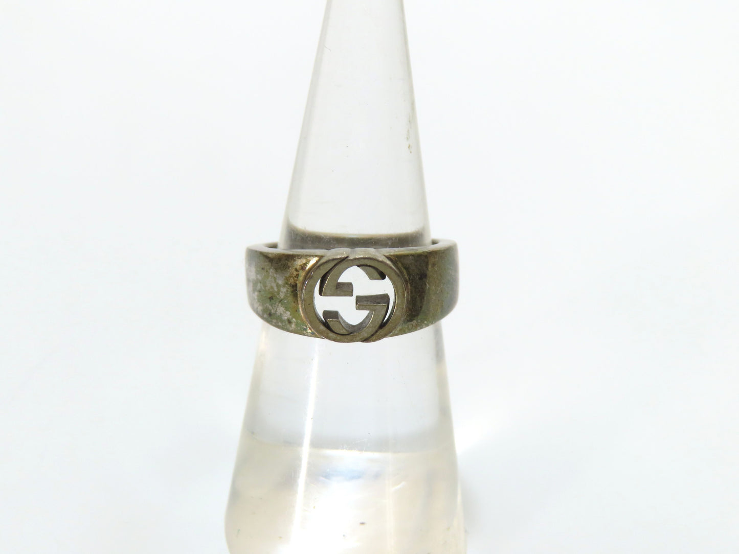 GUCCI Interlocking Ring AG925 5.8g Size 50