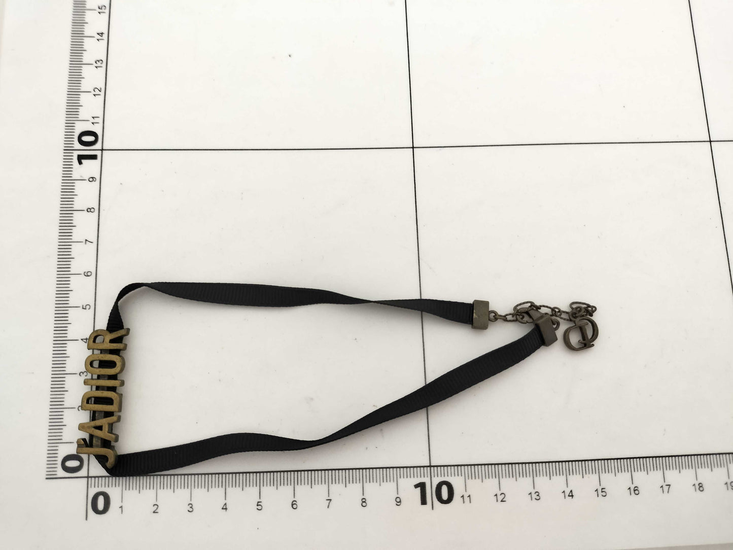 Dior Christian Dior Choker Necklace Logo Necklace