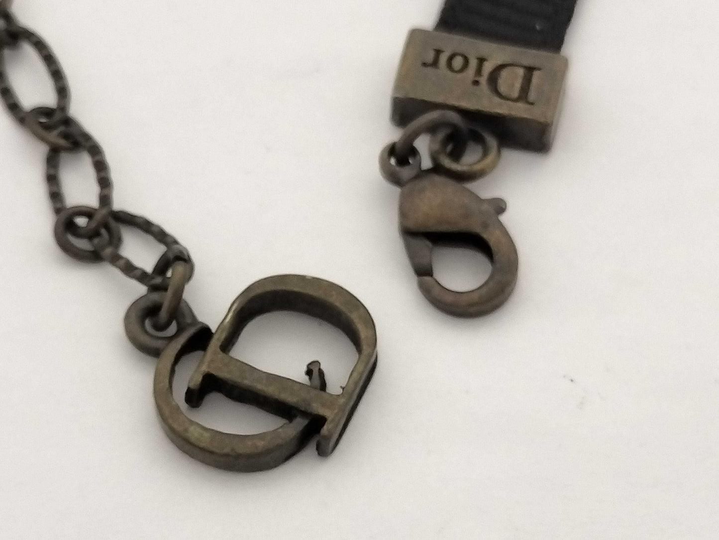 Dior Christian Dior Choker Necklace Logo Necklace